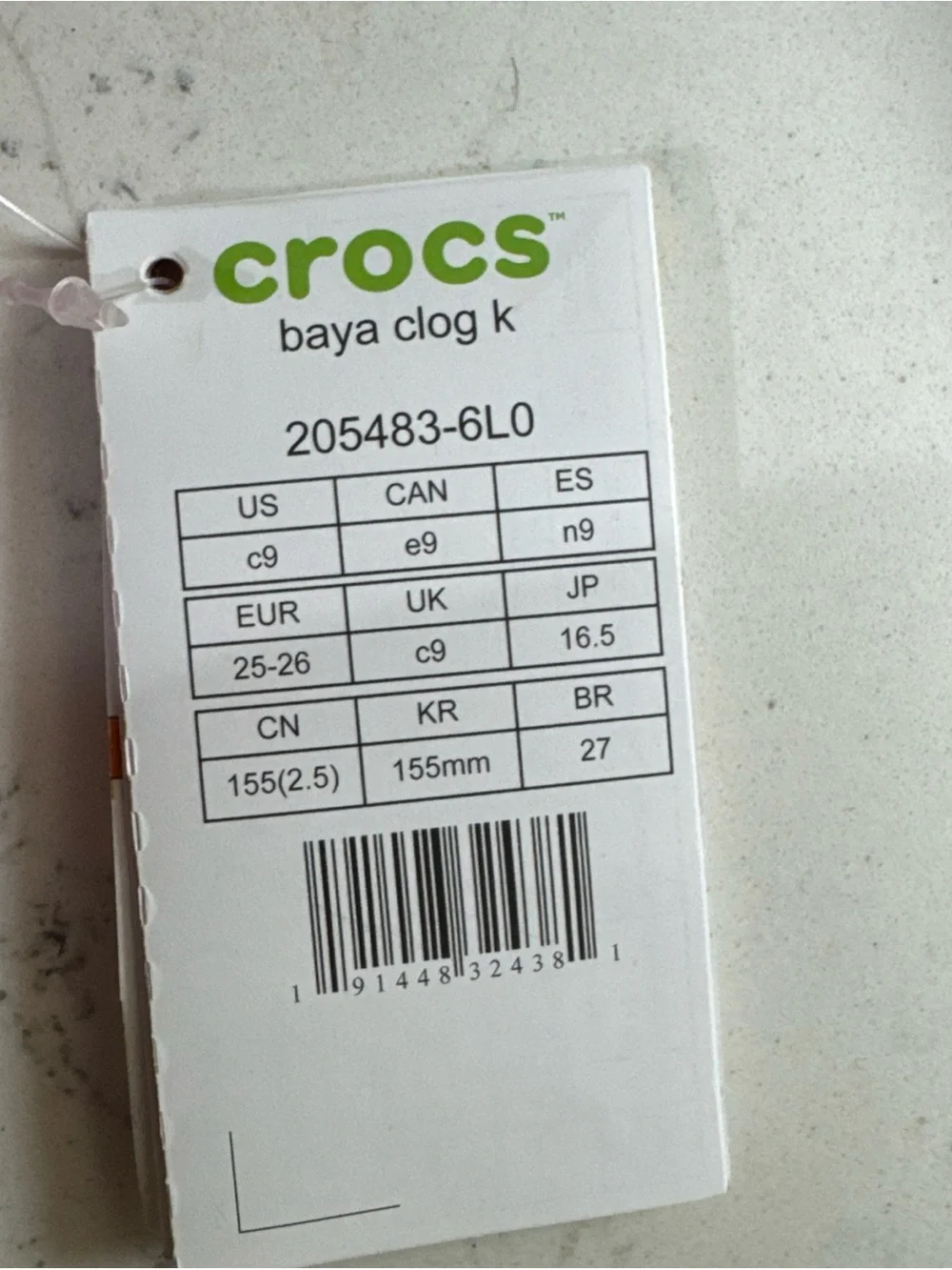 Crocs Kids Pink Baya Clogs - C9 US Size